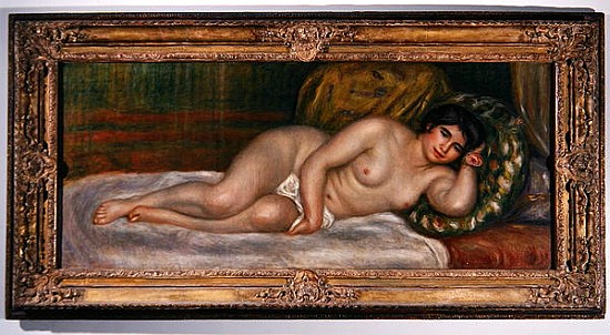 Reclining female nude (Gabrielle) 1906-07 à Pierre-Auguste Renoir