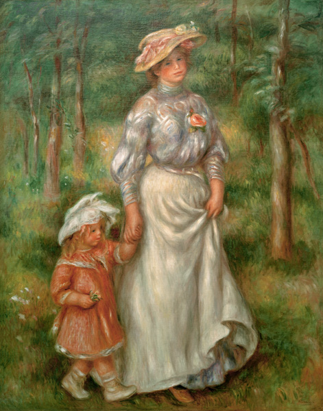Renoir / La promenade / c.1906 à Pierre-Auguste Renoir