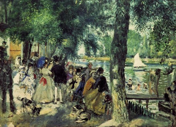 Renoir / Bath in the Seine / 1869 à Pierre-Auguste Renoir