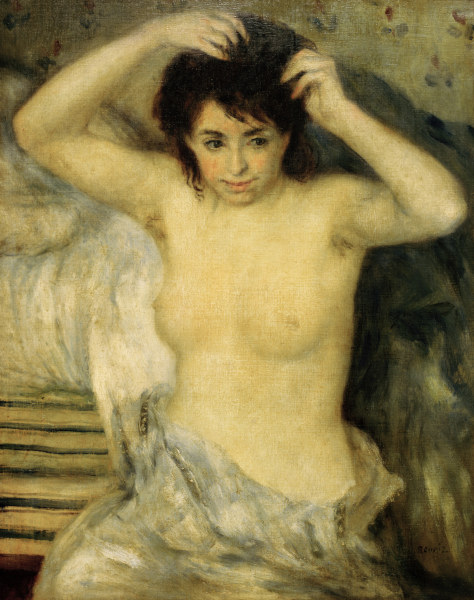 Renoir / Buste de femme / c.1873/75 à Pierre-Auguste Renoir