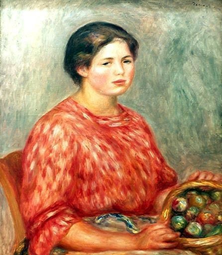 Renoir / La fruitiere / 1900 à Pierre-Auguste Renoir