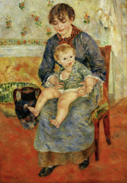 Renoir / Mere et enfant / 1881 à Pierre-Auguste Renoir
