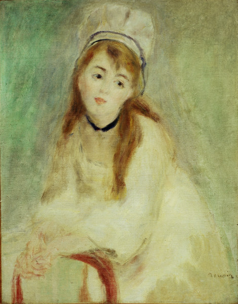 Renoir / Portrait o.a young woman /c1876 à Pierre-Auguste Renoir