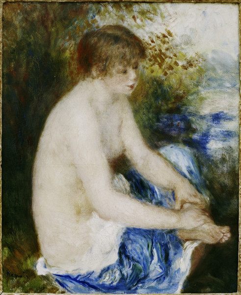 Renoir / Small blue nude / 1878/79 à Pierre-Auguste Renoir