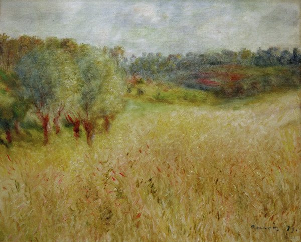 Renoir / The cornfield / 1879 à Pierre-Auguste Renoir