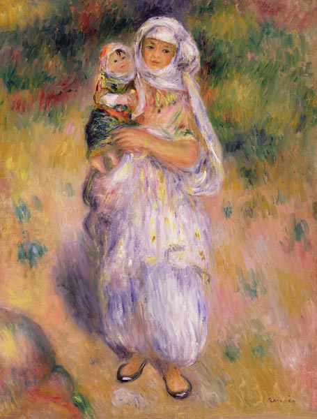 Algerian Woman and Child à Pierre-Auguste Renoir