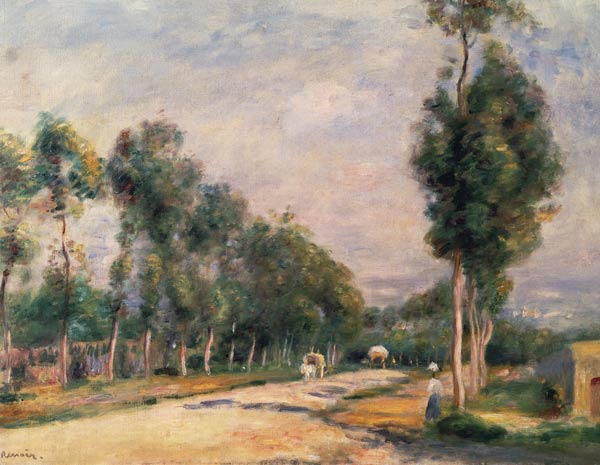Renoir / Road near Louveciennes / 1895 à Pierre-Auguste Renoir