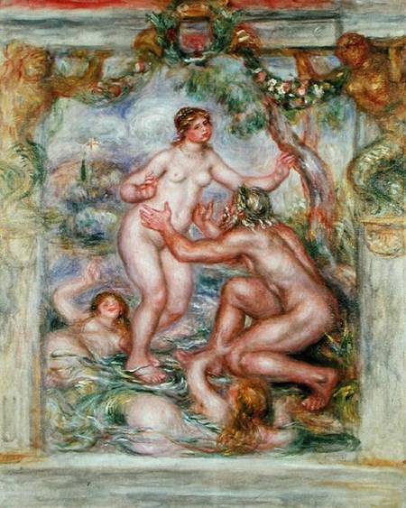 The Saone flowing into the Arms of the Rhone à Pierre-Auguste Renoir