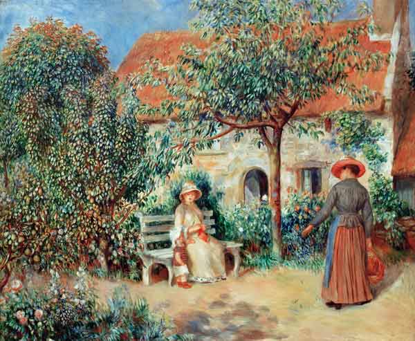 Renoir / Scene du jardin / c.1886 à Pierre-Auguste Renoir