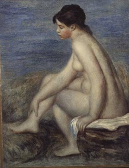 Seated Bather à Pierre-Auguste Renoir