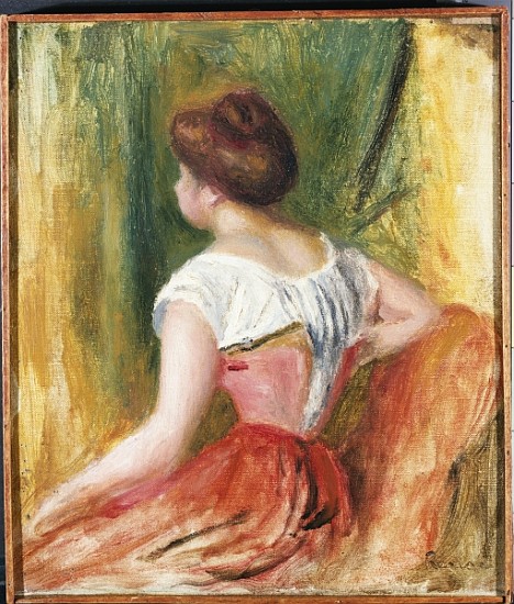 Seated Young Woman à Pierre-Auguste Renoir