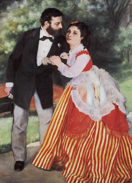 A. Renoir / The Sisley Family / 1868 à Pierre-Auguste Renoir