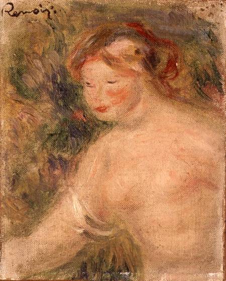 Schéma d'un torse de femme à Pierre-Auguste Renoir