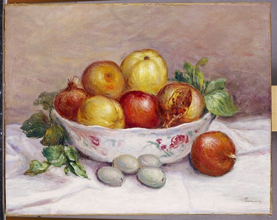 Still Life with a Pomegranate à Pierre-Auguste Renoir
