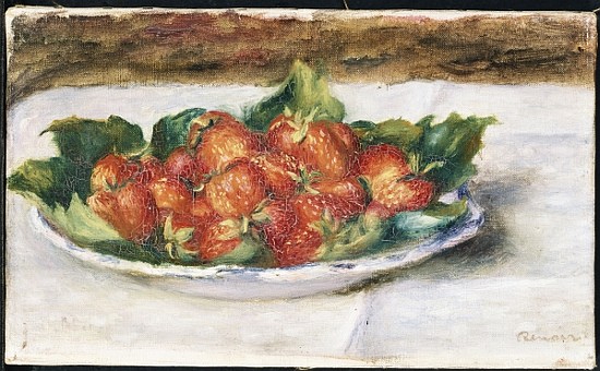 Still Life with Strawberries, c.1880 à Pierre-Auguste Renoir
