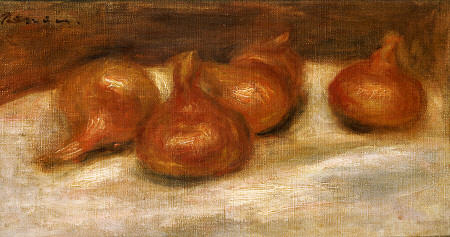 Still Life With Onions à Pierre-Auguste Renoir