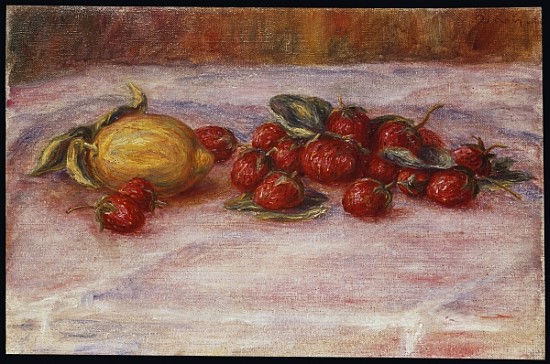 Strawberries and Lemons à Pierre-Auguste Renoir