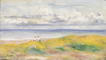 Sur La Falaise à Pierre-Auguste Renoir