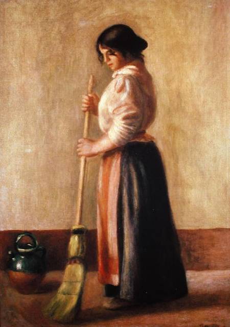 The Sweeper à Pierre-Auguste Renoir