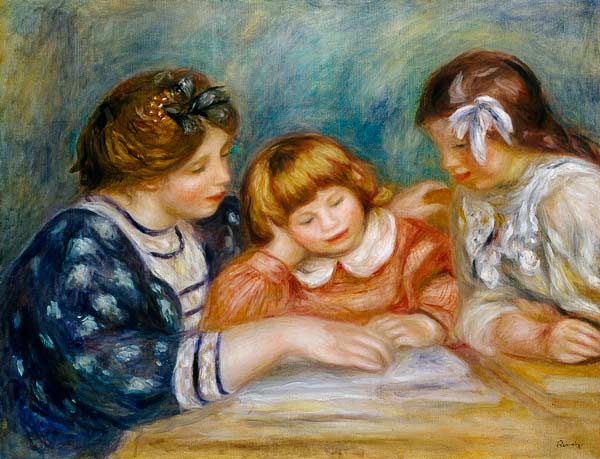 The Lesson à Pierre-Auguste Renoir