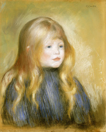 The Head Of A Child à Pierre-Auguste Renoir