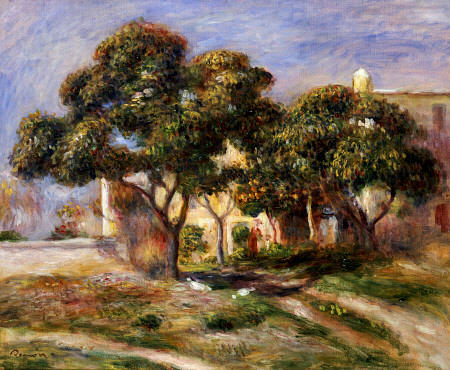 The Medlar Trees à Pierre-Auguste Renoir