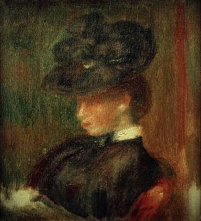 Auguste Renoir, Dame mit Hut