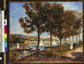 l'automne au pont d'Argenteuil