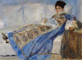 Madame Monet sur le sofa