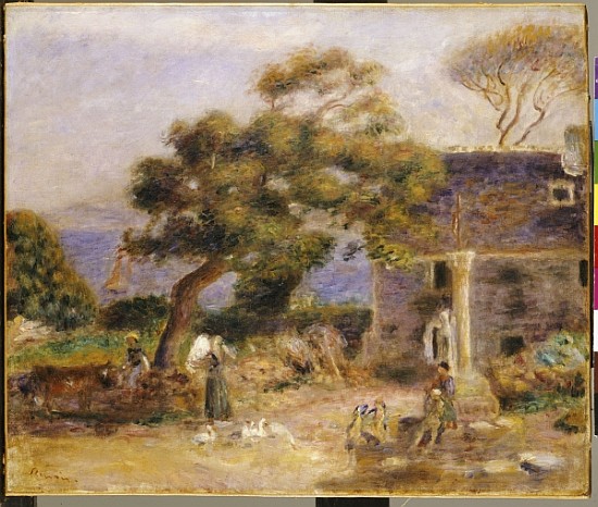 View of Treboul, c.1895 à Pierre-Auguste Renoir