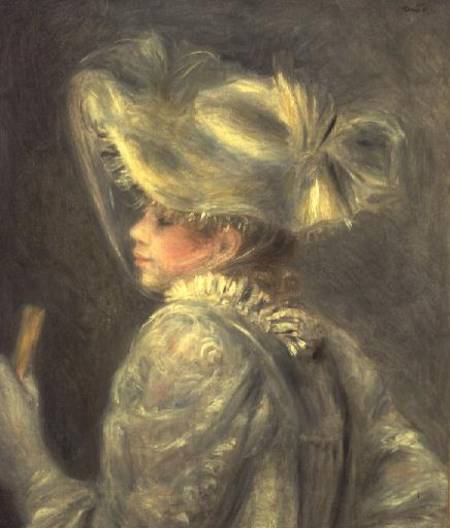 The White Hat à Pierre-Auguste Renoir