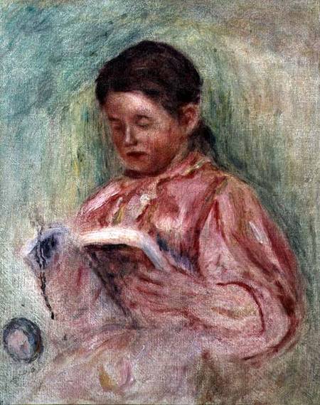 Woman Reading à Pierre-Auguste Renoir