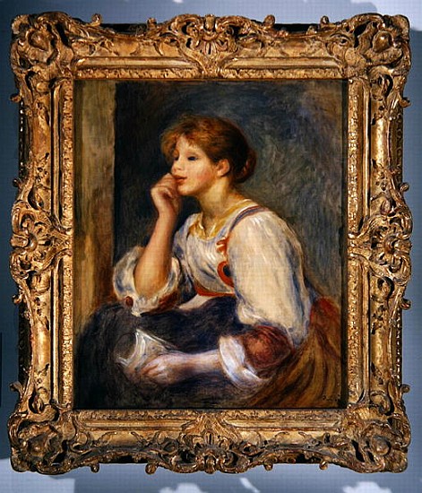 Woman with a letter, c.1890 à Pierre-Auguste Renoir