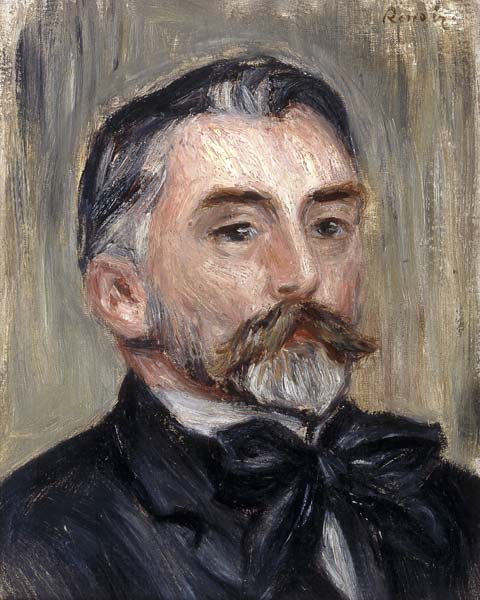 Portrait of Stephane Mallarme (1842-98) à Pierre-Auguste Renoir
