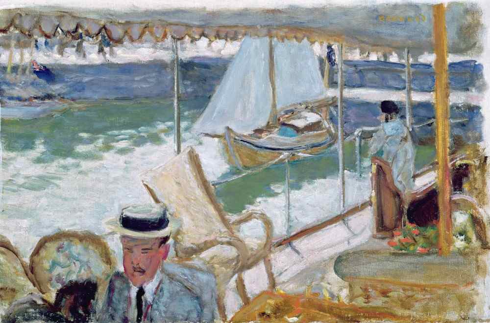 On a Yacht à Pierre Bonnard