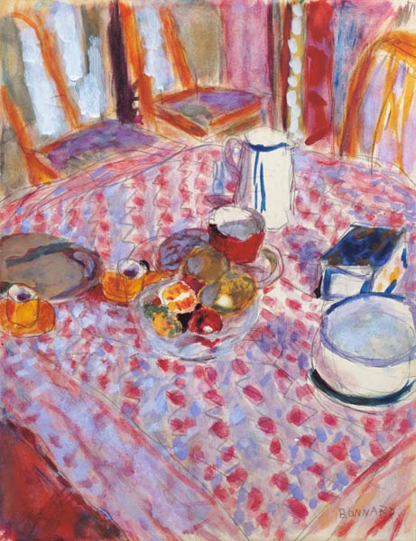 Apres le Dejeuner à Pierre Bonnard