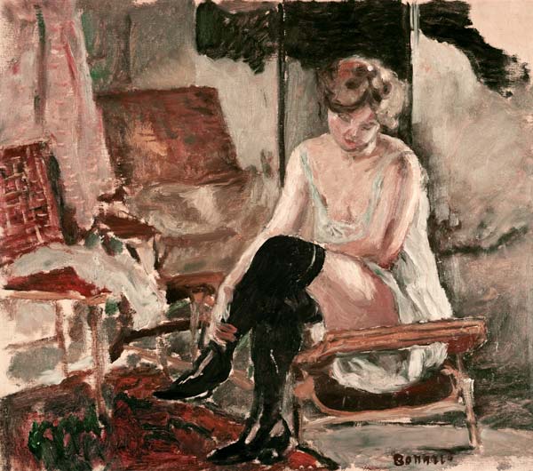Etude de jeune femme sur sa chaiselongue à Pierre Bonnard