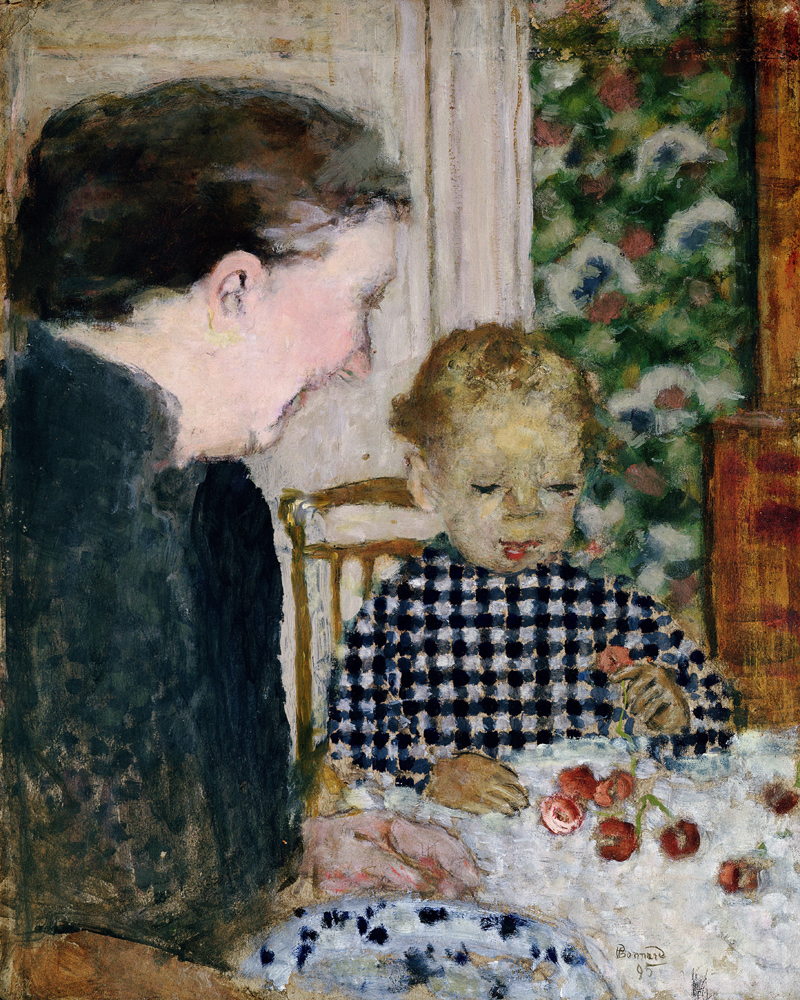 Child Eating Cherries à Pierre Bonnard