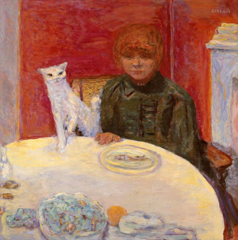 La Femme au chat or le chat exigeant à Pierre Bonnard