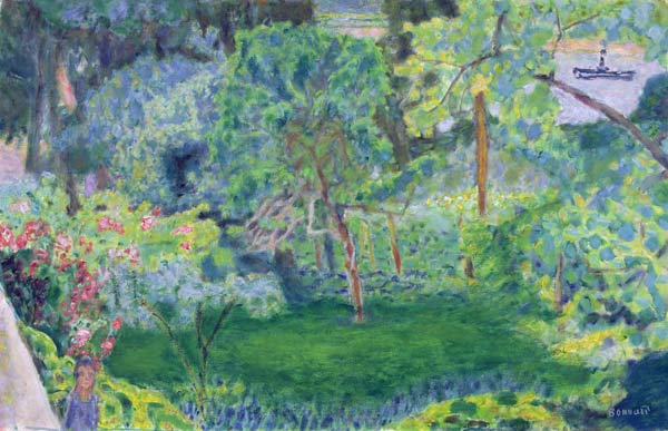 Landscape with a Barge à Pierre Bonnard