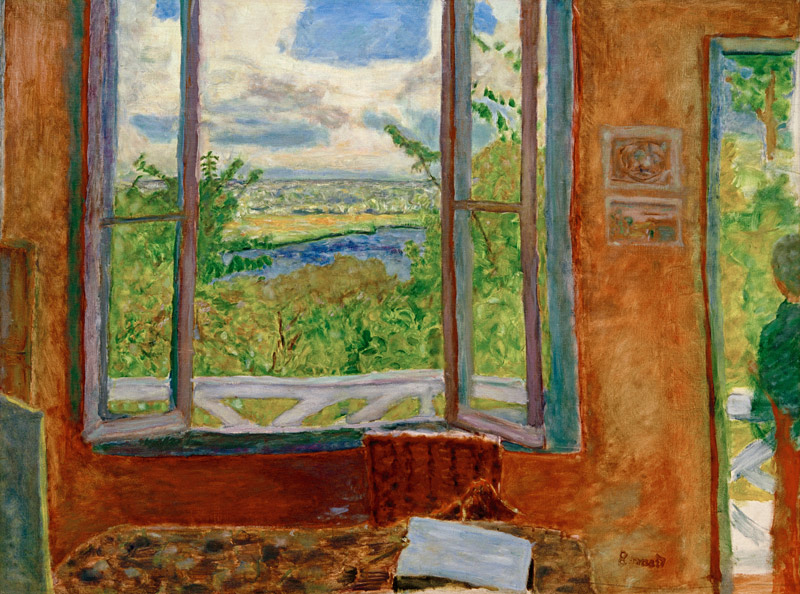 Offenes Fenster zur Seine (Vernon) à Pierre Bonnard