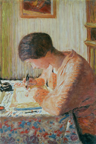 Writing Woman à Pierre Bonnard