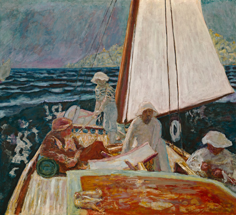Signac and his Friends Sailing à Pierre Bonnard