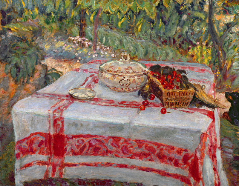 Still Life with a Tablecloth à Pierre Bonnard