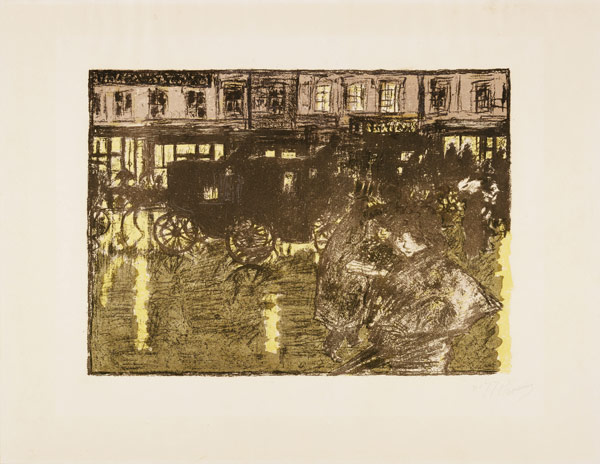 Street at Night in the Rain à Pierre Bonnard