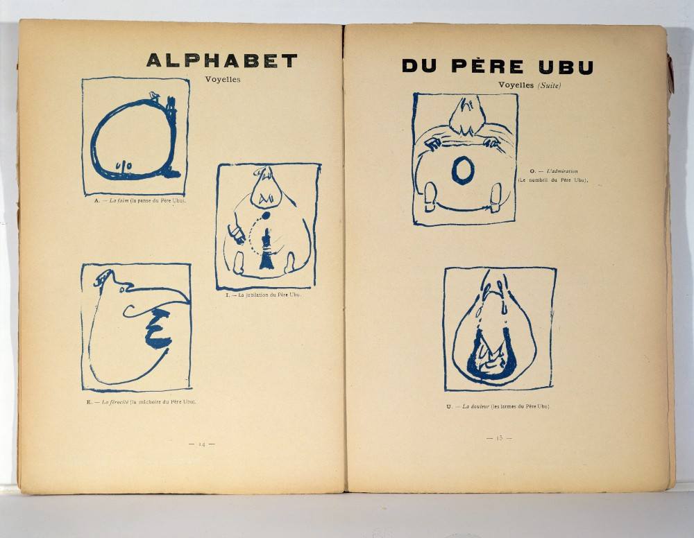 Alphabet of Pere Ubu à Pierre Bonnard