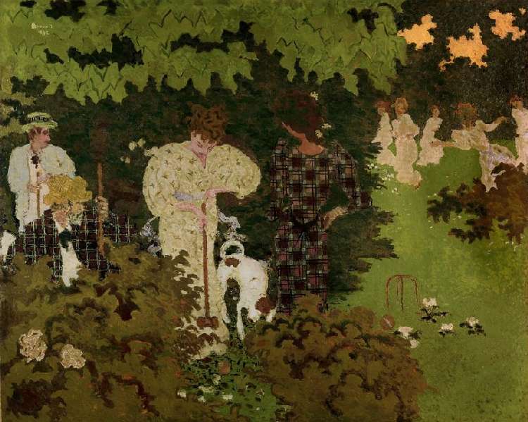 Crépuscule ou La partie du croquet à Pierre Bonnard