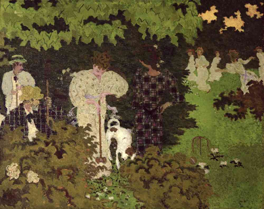 Dusk, or A Round of Croquet à Pierre Bonnard