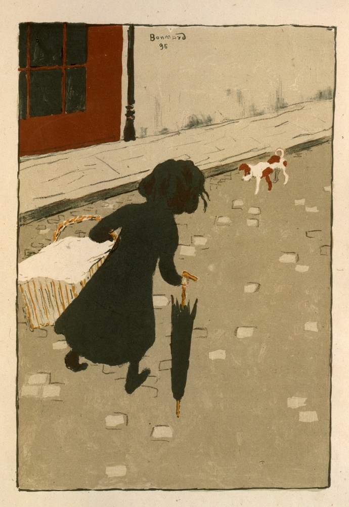 The Little Laundry Girl à Pierre Bonnard