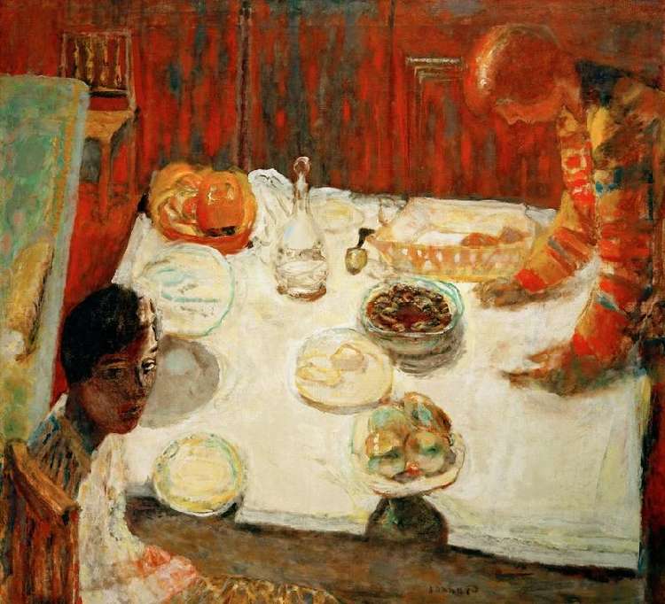 The White Tablecloth à Pierre Bonnard